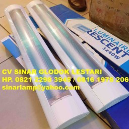 Lampu RM Cover Polos 1x18W Body Besi Kokoh